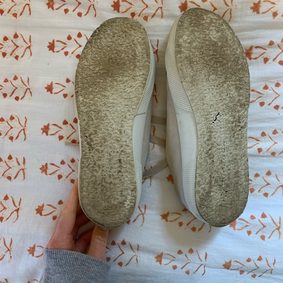 Superga tan suede sneakers size 6.5/37EU - Picture 2 of 3